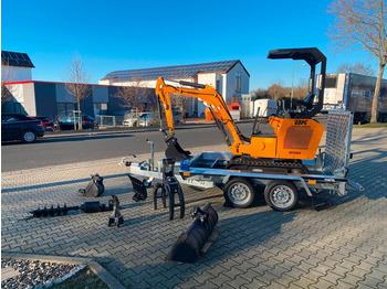 Miniescavatore, Rimorchio Minibagger BK1500JS + Anhänger *INKL.19% MWST*BERGER KRAUS*KUBOTA*JOYSTICK*ZUBEHÖRPAKET*SOFORT!*: foto 4