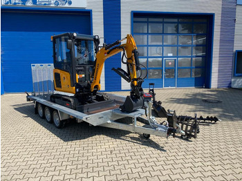 Miniescavatore, Rimorchio Minibagger BK2000KSR + Tieflader + Zubehör *INKL.19% MWST*BERGER KRAUS*YANMAR*SCHWENKARM* VERSTELLFAHRWERK**: foto 5