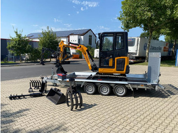 Miniescavatore, Rimorchio Minibagger BK2000KSR + Tieflader + Zubehör *INKL.19% MWST*BERGER KRAUS*YANMAR*SCHWENKARM* VERSTELLFAHRWERK**: foto 4