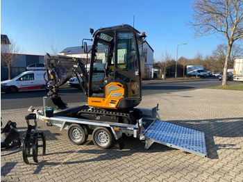 Miniescavatore, Rimorchio Minibagger BK2000NKSR + Tieflader + Zubehör *INKL.19% MWST*BERGER KRAUS*KUBOTA* KLIMA*SCHWENKARM*VERSTELLFAHRWERK*: foto 5