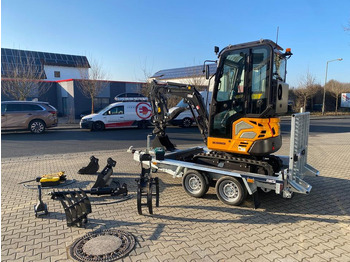 Miniescavatore, Rimorchio Minibagger BK2000NKSR + Tieflader + Zubehör *INKL.19% MWST*BERGER KRAUS*KUBOTA* KLIMA*SCHWENKARM*VERSTELLFAHRWERK*: foto 4