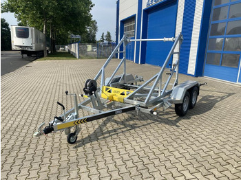 Rimorchio porta bobine Vermietung / Kabelanhänger 2700KG / Nutzlast 2094KG / Kabeltrommel-Anhänger / Glasfaser/ 1 Monat: foto 3