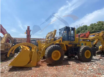 Pala gommata Second Hand Japan Made Komatsu Wa380-3 Front Loader Used Original Painting Komatsu Wa 380-3 in Stock for Sale: foto 4