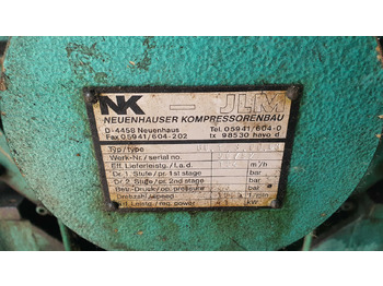 Leasing di  NK-JLM Neuenhauser kompresor sprężarka 43 bar  154m3/h 41kW NK-JLM Neuenhauser kompresor sprężarka 43 bar  154m3/h 41kW: foto 5