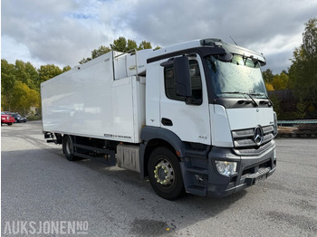 Autocarro furgonato 2015 Mercedes-Benz ANTOS 1830 skapbil, baklem, kjøling, fjernkontroll, ryggekamera, 360, lav KM: foto 3