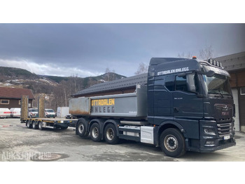 Autocarro scarrabile 2021 MAN TGX krokbil med dumperkasse og kranflak. 8X4 EURO 6: foto 5