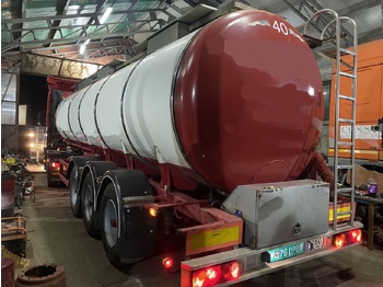 Semirimorchio cisterna per il trasporto di alimenti LAG cisterna 30 T - sasiu inox - inox alimentar - 1998: foto 2