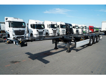 Semirimorchio portacontainer/ Caisse interchangeable Krone / NACZEPA PODKONTENEROWA / MAŁO UŻYWANA / UNIWER: foto 3
