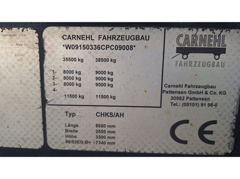 Semirimorchio ribaltabile Carnehl Kippmulde 3 Achser Hardox 26 Kubik: foto 5 Semirimorchio ribaltabile Carnehl Kippmulde 3 Achser Hardox 26 Kubik: foto 5