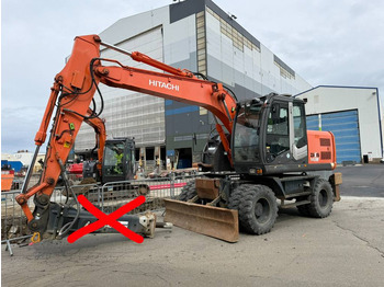 Escavatore gommato Hitachi ZX 140 W-3: foto 2