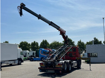 Camion con sistema di cavi, Camion con gru Iveco Stralis 400 6x2 HMF 1720 K3 Kraan Met 24T HTS Kabel Systeem / Rotator / Euro 6: foto 4