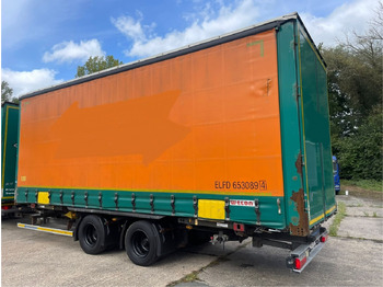 Rimorchio centinato Kotschenreuther TWB 218 Pritsche+Plane/2-Achs/WECON/7,3m/14800kg: foto 3