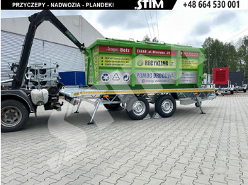Rimorchio pianale/ Cassonato nuovo Stim S22-35/4323KP-15 Platforma do przeowzu kontenerów typu KP: foto 3 Rimorchio pianale/ Cassonato nuovo Stim S22-35/4323KP-15 Platforma do przeowzu kontenerów typu KP: foto 3