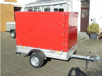 Rimorchio per auto Böckmann PKW-Anhänger, 750 kg 100 km/h Plane Spriegel: foto 2