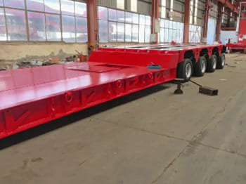 Semirimorchio per il trasporto di mezzi pesanti nuovo TITAN 4 Axle 100 Ton Lowboy Trailer for Sale in Zambia: foto 5