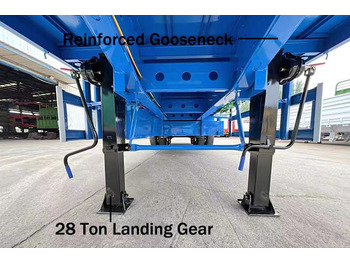 Semirimorchio cassonato/ Pianale per il trasporto di container nuovo TITAN 3 Axle Flatbed Semi Trailer Manufacturers for Sale in Ghana: foto 4