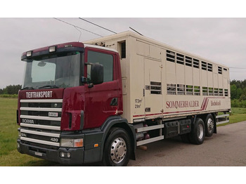 Autocarro trasporto bestiame SCANIA 124