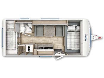 Caravan Wohnwagen Fendt Bianco Activ 515 SKF volle Hütte: foto 2