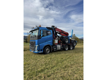 Camion trasporto legname, Camion con gru VOLVO FH540: foto 3