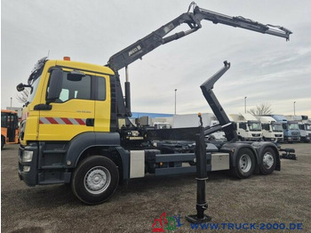 Autocarro scarrabile, Camion con gru MAN TGS 26.320 Meiller RK 2070+ Kran MKG HLK 177+FB: foto 3