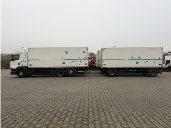Autocarro furgonato Scania R 450 6x2 Geränkezug + Orten Anhänger: foto 2