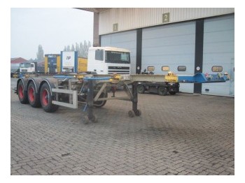 Semirimorchio portacontainer/ Caisse interchangeable Blumhardt CONTAINER CHASSIS 3-AS: foto 1