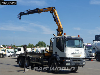 Autocarro scarrabile, Camion con gru Iveco Trakker 410 6X4 Effer CRANE 175/2S Manual 20 Tonnes EEV: foto 3