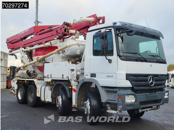 Pompa autocarrata Mercedes-Benz Actros 3241 8X4 Putzmeister M24-3 Pump + 9m3 LIEBHERR Mixer Steelsuspension 3-Pedals Euro 4: foto 3 Pompa autocarrata Mercedes-Benz Actros 3241 8X4 Putzmeister M24-3 Pump + 9m3 LIEBHERR Mixer Steelsuspension 3-Pedals Euro 4: foto 3