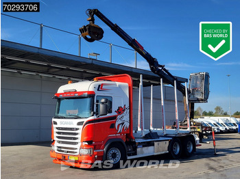 Camion trasporto legname SCANIA R 450