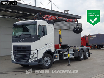Autocarro scarrabile, Camion con gru nuovo Volvo FH 500 6X2 Penz Crane 15Z9.50R HYVA 20-57-S Hooklift Lift+steering Automatic Euro 6: foto 3