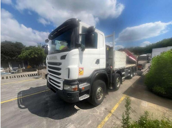 Autocarro con pianale/ Cassone fisso SCANIA G 480