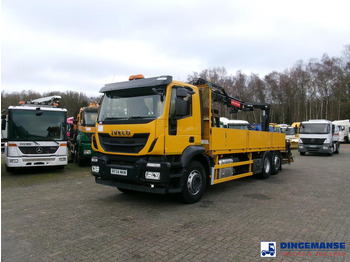 Camion con gru Iveco Stralis 310 6x2 Euro 6 + Atlas 129.3V A11 crane: foto 4
