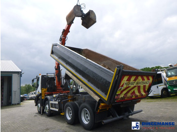 Camion con gru Iveco Trakker 360 Euro 6 8x4 RHD tipper + Atlas 130.2VGL: foto 3