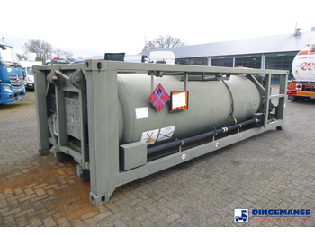 Serbatoio di stoccaggio WEW (Westerwälder Eisenwerk) Fuel (kerosene, diesel) tank container 20 ft. inox 10 m3 / 1 comp + pump: foto 3