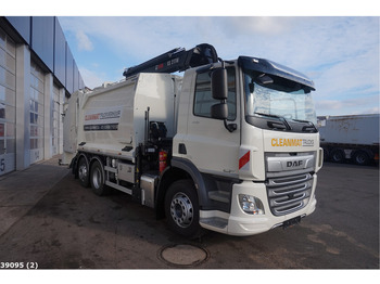 Camion immondizia DAF FAN CF 340 Hiab 21 Tonmeter laadkraan: foto 4