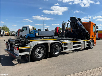 Autocarro scarrabile, Camion con gru DAF FAN XD 450 Euro 6 HMF 23 Tonmeter laadkraan: foto 4