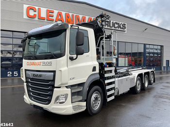 Autocarro scarrabile, Camion con gru DAF FAQ CF 430 HMF 28 Tonmeter laadkraan: foto 2