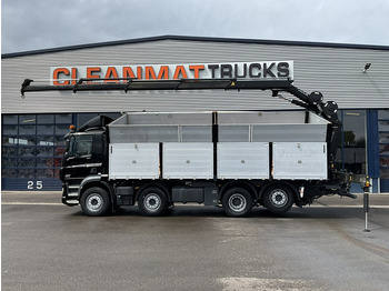 Autocarro ribaltabile, Camion con gru DAF FAX CF 480 Euro 6 HMF 21 Tonmeter laadkraan: foto 4