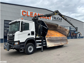 Autocarro ribaltabile, Camion con gru Scania G 410 6x6 Euro 6 Palfinger 17 Tonmeter Z-kraan: foto 2