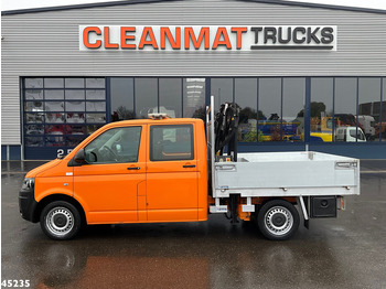 Camion con gru Volkswagen Transporter 2.0 TDI DC Hiab 1,3 Tonmeter laadkraan Just 194.250 km!: foto 2