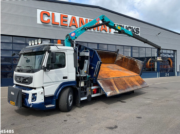 Autocarro ribaltabile, Camion con gru Volvo FM 330 6x2/6x4 Hydrodrive HMF 16 Tonmeter Z-kraan: foto 2
