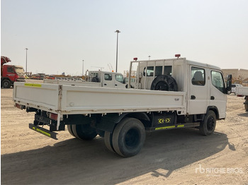 Autocarro con pianale/ Cassone fisso 2012 Mitsubishi Canter 4x2 Crew Cab Flatbed Truck: foto 4