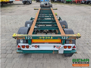 Semirimorchio portacontainer/ Caisse interchangeable Flandria OP CC 2A 2-Assen ROR DrumBrakes - Steel Suspension - 3110KG - 20FT (O1915): foto 5