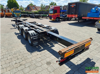 Semirimorchio portacontainer/ Caisse interchangeable Pacton T3-010 3-Assen SAF - MULTI - Trommelremmen - LiftAs - 3x Uitschuifbaar - 04/2026 APK: foto 5
