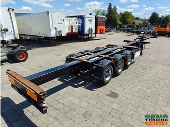 Semirimorchio portacontainer/ Caisse interchangeable Pacton T3-010 3-Assen SAF - MULTI - Trommelremmen - LiftAs - 3x Uitschuifbaar - 04/2026 APK: foto 2