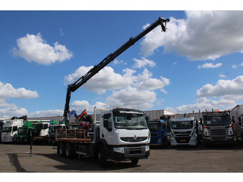 Camion con gru Renault Kerax 370 + HIAB 166-4 HIDRUO + 6X4 + MANUAL + SPRING + REMOTE + EURO 5 + 6X4: foto 4
