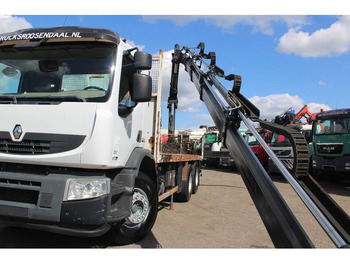 Camion con gru Renault Kerax 370 + HIAB 166-4 HIDRUO + 6X4 + MANUAL + SPRING + REMOTE + EURO 5 + 6X4: foto 3
