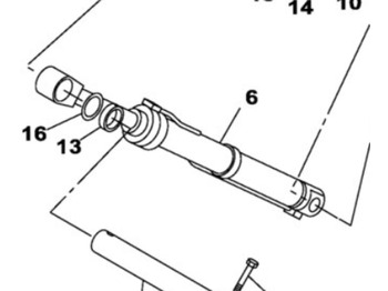 Cilindro idraulico CASE
