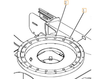 Ralla di rotazione CASE