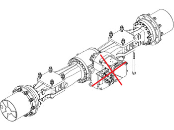 Asse posteriore CATERPILLAR